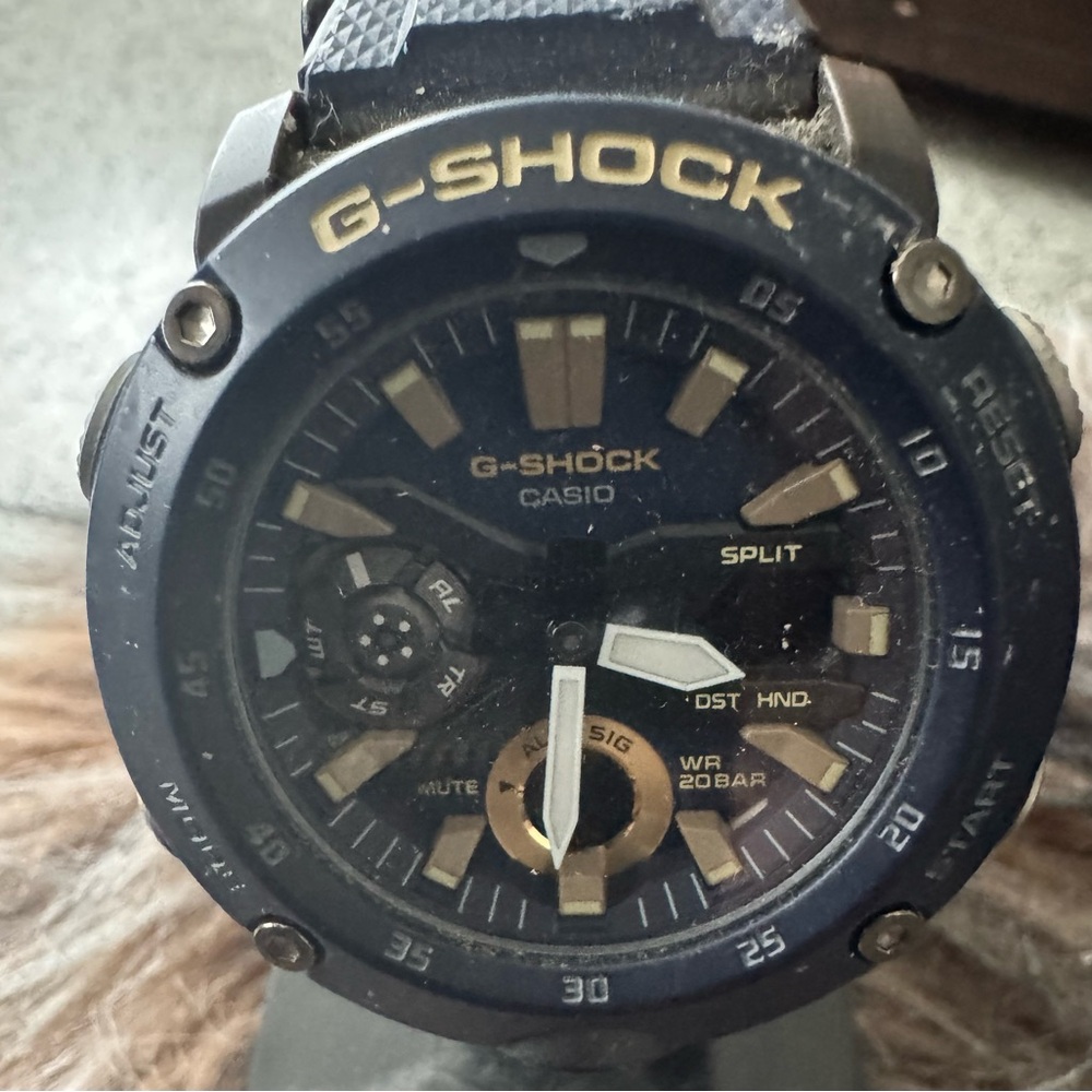 (3), Casio G-Shock watches all with manuals, all need batteries…in great shape